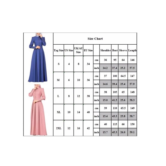 Vintage Casual Pink,Blue and Burgundy maxi floor length dresses- S,M,L and XL - Picture 6 of 10